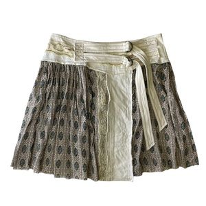 Free People Mixed Media Mini Skirt 2